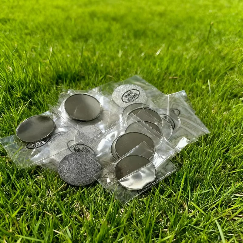 20 Sets Blank Magnetic Golf Hat Clip, 25MM Blank Golf Ball Marker, DIY Custom Logo Golf Accessories, Golfer Gift for Men Women