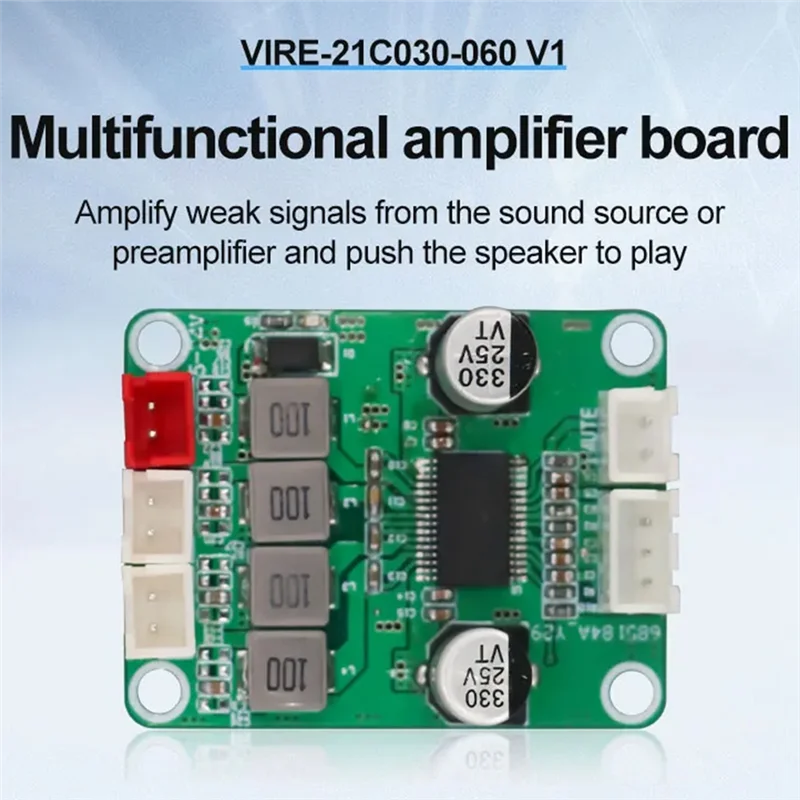 A42T-TPA3118D2 Digital Stereo Audio Amplifier Board 30W&30W 2.0 Channel Amplifier Module DC 12-24V Audio Amplifier Module