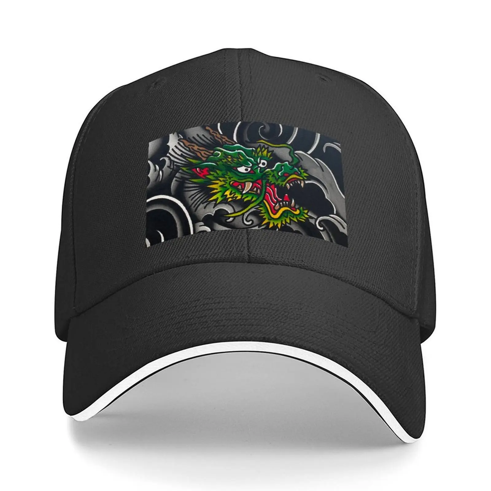 

Dragon Baseball Cap Big Size Hat Dropshipping Sunhat sailor cap for men Woman Hats Men's
