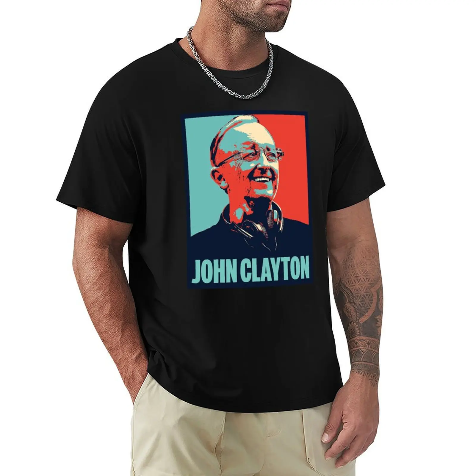 

RIP John Clayton T-Shirt Fashion Pattern Printed Tee Shirt