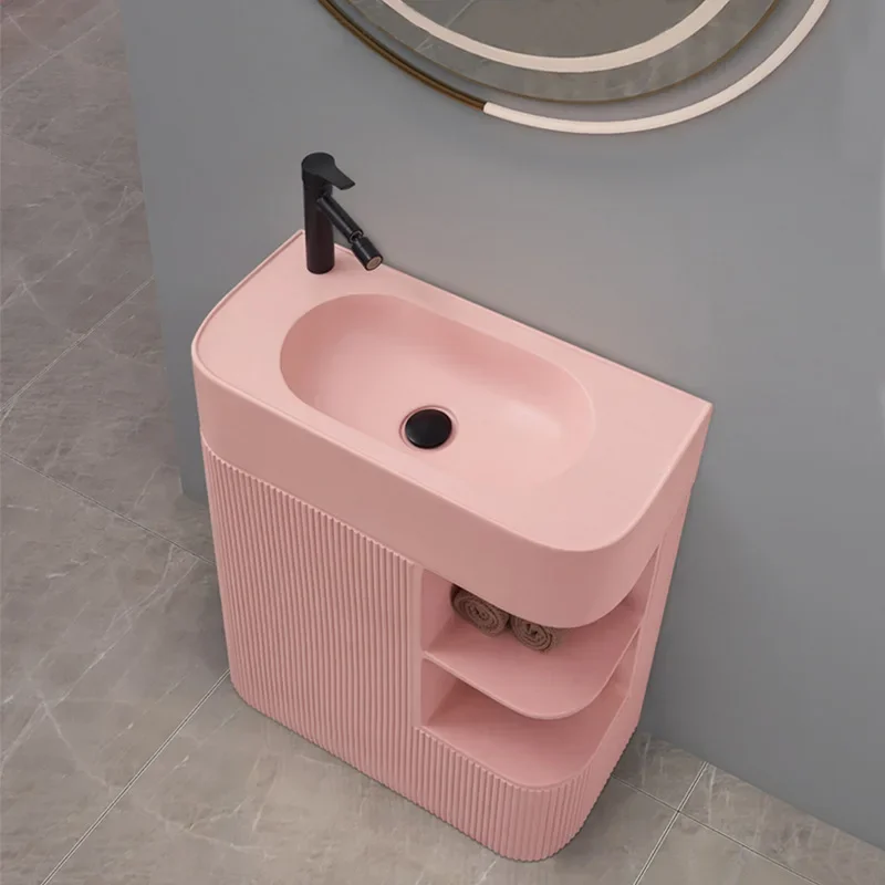 Creative Art Artificial Stone Pillar Washbasin Household Washbasin Outdoor Balcony