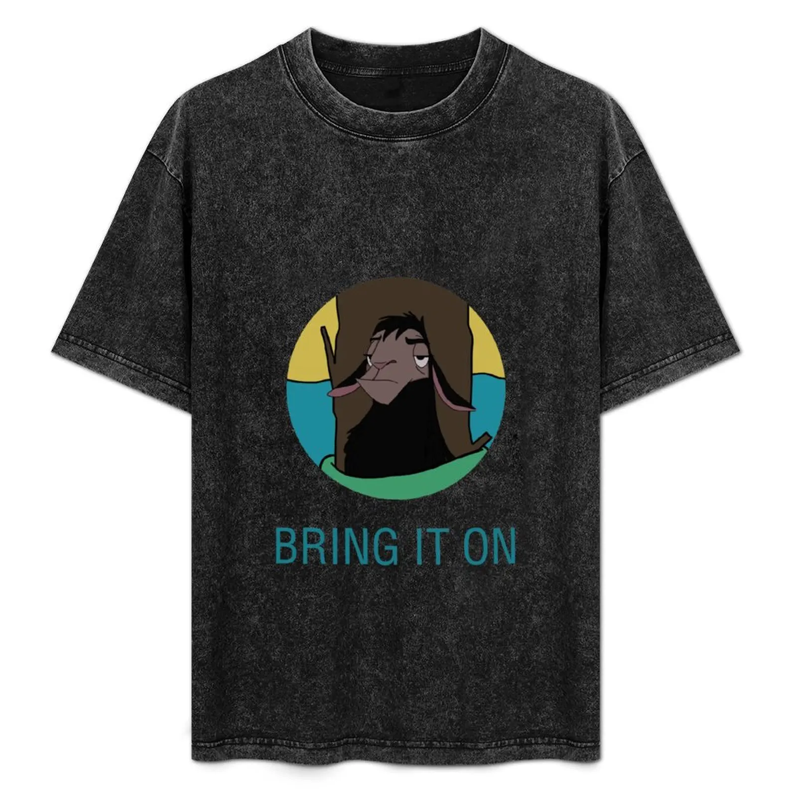 Kuzco bring it on T-Shirt blue archive baggy shirts customizeds hippie clothes mens t shirts