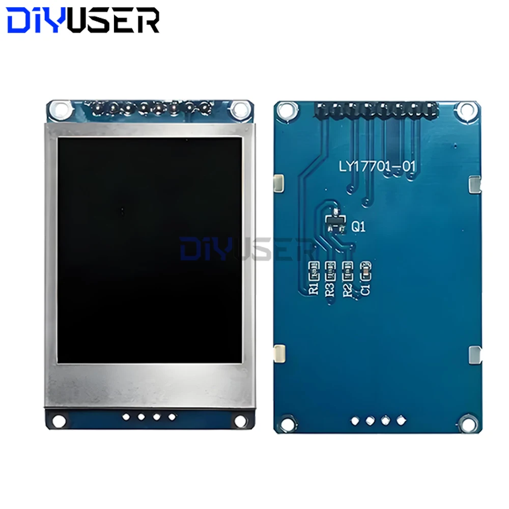 1.77 Inch 128x160 TFT LCD Display with ST7735 Driver, SPI Interface for Arduino ESP32 ESP8266 Raspberry Pi Pico DIY Projects