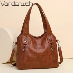 Luxury Shoulder Tote Bag for Women Vintage Handbags High Quality Designer Crossbody Messenger Bag with Large Capacity Hand Bag