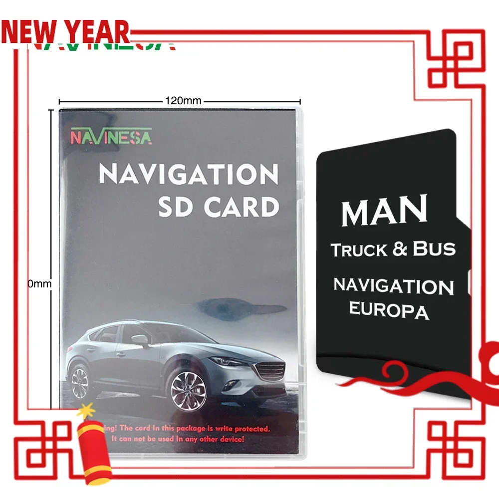 

For MAN Truck Bus 2016-2022 Car equipment Harman Navigation Latest Maps Update EU Turkey UK Ukraine RU Navigation Gps TF Card