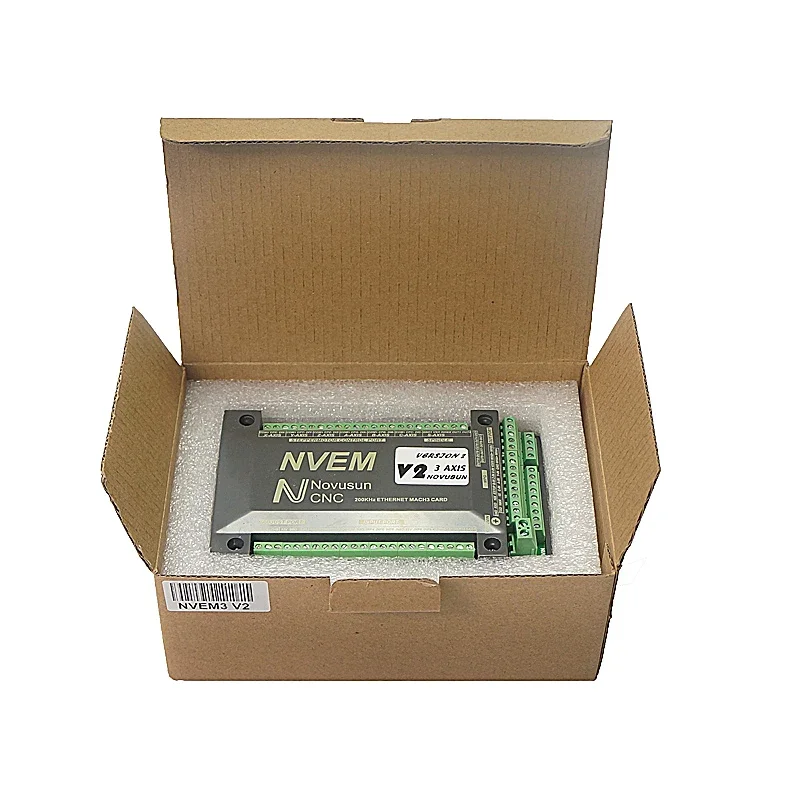 Scheda di controllo NVEM Mach3 Porta USB Ethernet a 4-6 assi 200KHz per kit di fresatrici per controller router CNC