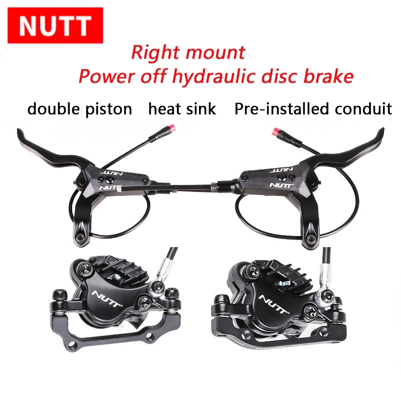 

NUTT Electric Scooter Hydraulic Disc Brake Magnetic induction power off brake Oil disc reverse caliper