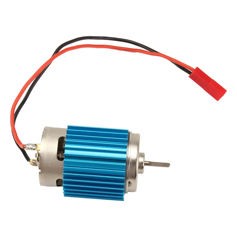 ABGI-универсальный радиоуправляемый двигатель, матовый электродвигатель 380 с разъемом JST и радиатором для модели радиоуправляемого автомобиля Traxxas 7075 Titan
