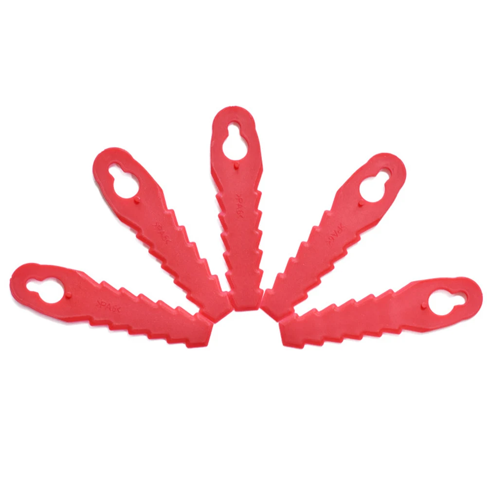 

25/50 PCS Lawn Mower Plastic Blades Scratch-Resistant Trimmer Grass Mowing Blades 85mm for L85 Sawtooth Trimmer Accessories