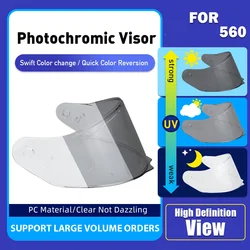 Obiektyw fotochromowy potrzebujący przeglądarka do próbki Stinger 560 kask Viewfin akcesoria motocyklowe kask wzmacniacz kask Decora