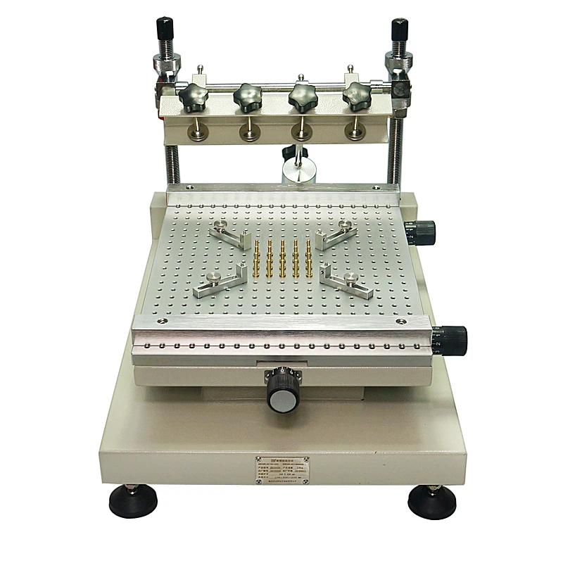 

ZB3040H Print Size 250x400mm Chip Repair Solder Paste Printer Manual Silkscreen Printer Red Glue Printing Machine