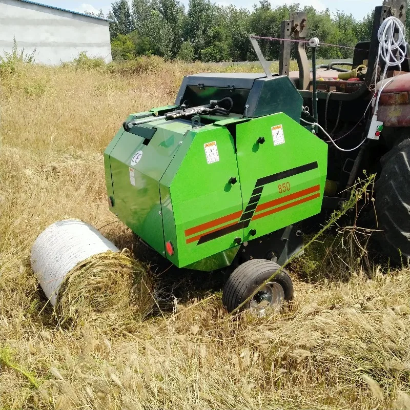 Agriculture Machinery Customized Mini Round Baler Hay Straw Small Round Net Balers MRB0850 Round Baler For Sale