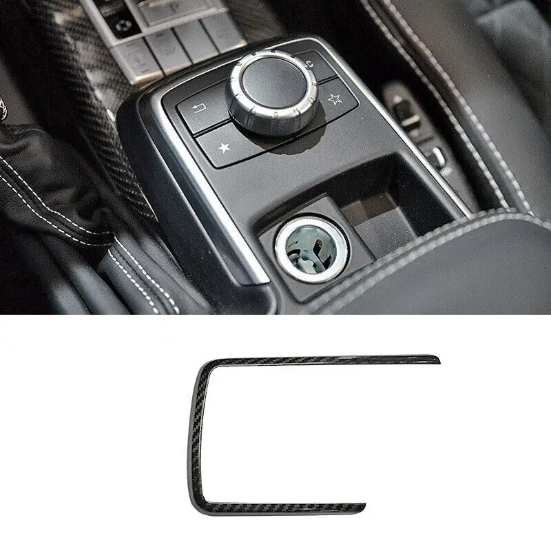 Real Carbon Fiber Button Cover Trim Fit for Mercedes Benz G Class W463 2012-2018