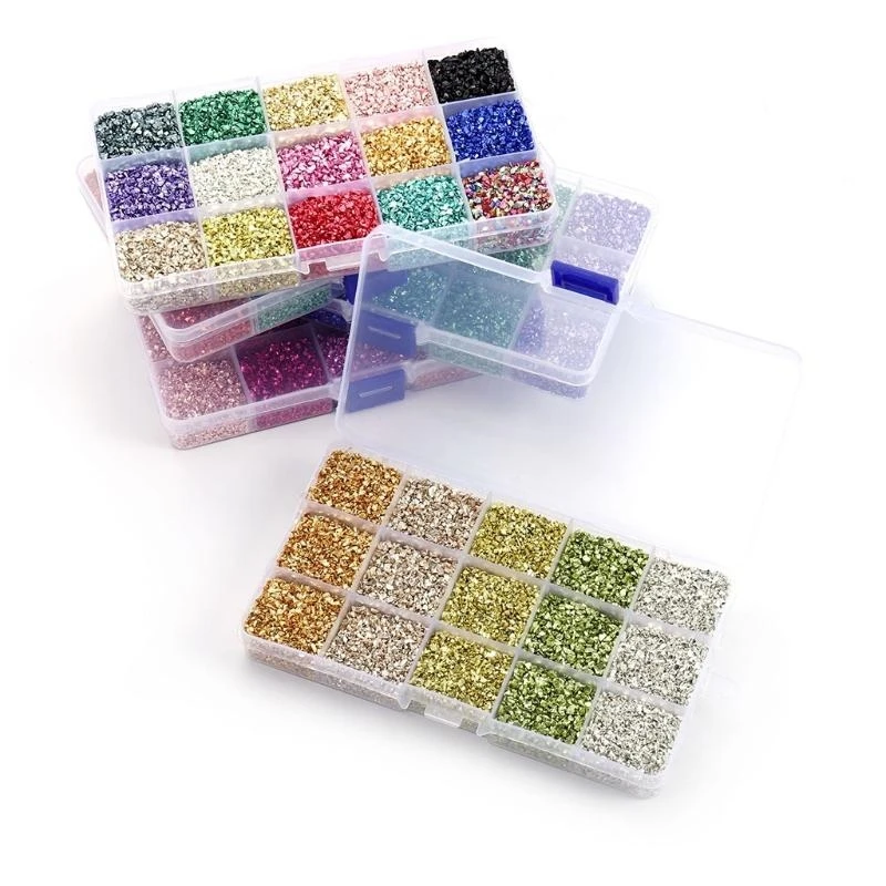 N5KA Crystal UV Resin Mold Filler Chunky Glitter Irregular Glass Chips DIY Crafts Jewelry Making Filling Decorative