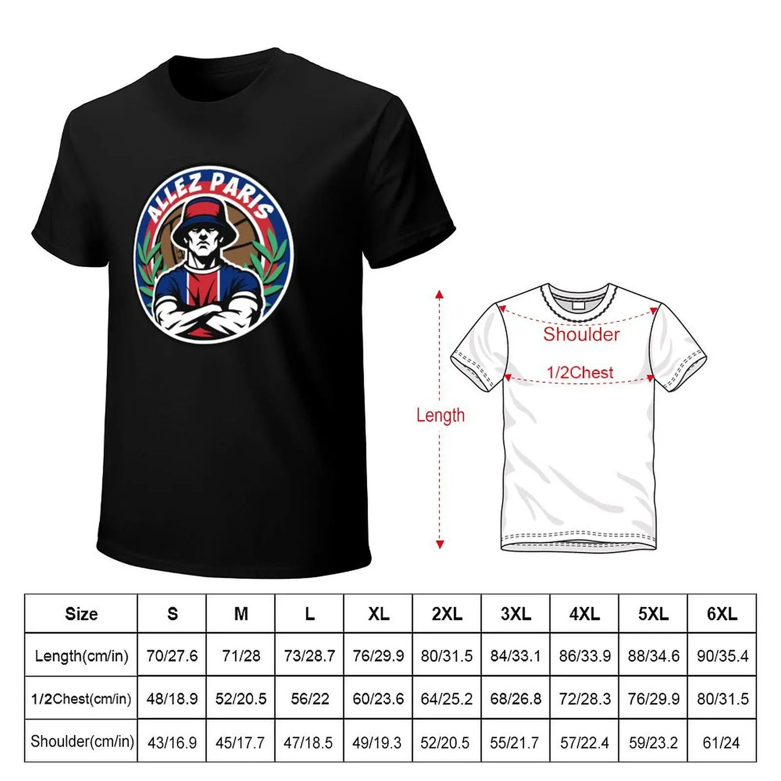 Allez Paris T-Shirt cotton t shirts high quality T-Shirt