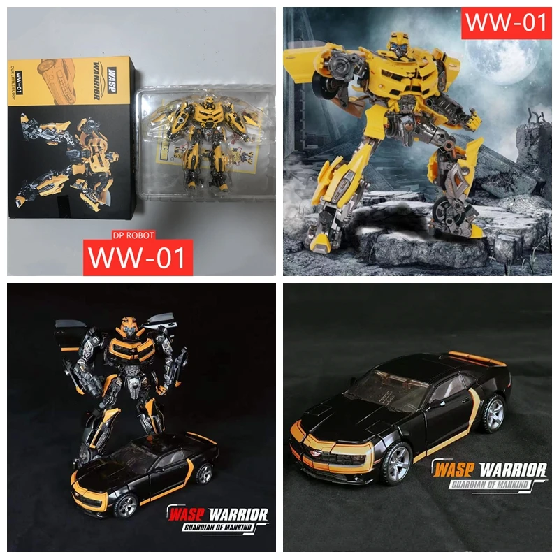 NEW IN STOCK    WW-01 WW01 Yellow Car WW-01B Black Ko MPM03 LTS-03C Metal Action Figure With Box