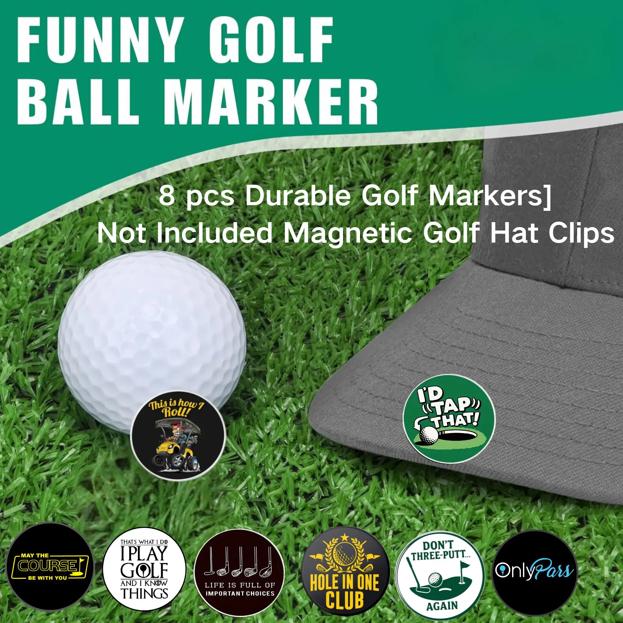 Thumbnail 4 - #11 New Golf Ball Markers Arrivals