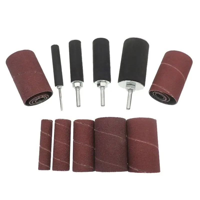 lightweight-diy-woodworking-sanding-drum-sander-drum-kit-rubber-mandrels-sandpaper-for-engraving-woodworking-drill-polishing-rot