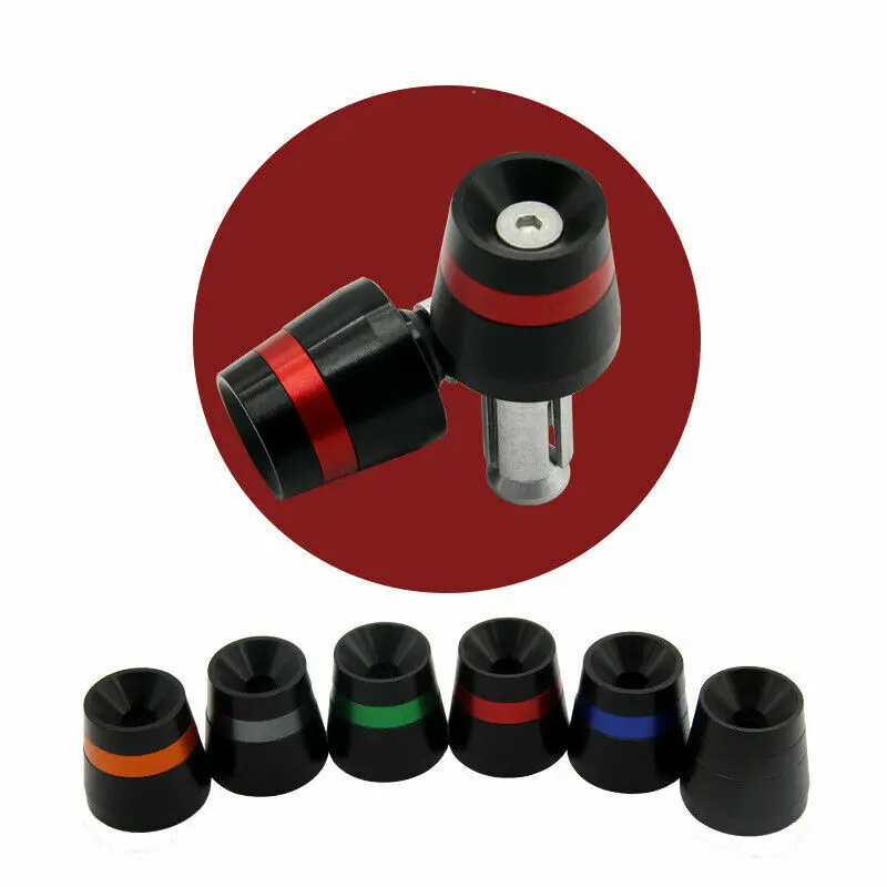 

For SUZUKI DR200 DR200E DRZ250 DRZ400E DRZ400S DRZ400SM Handlebar Grip Plugs Bar End Cap 7/8