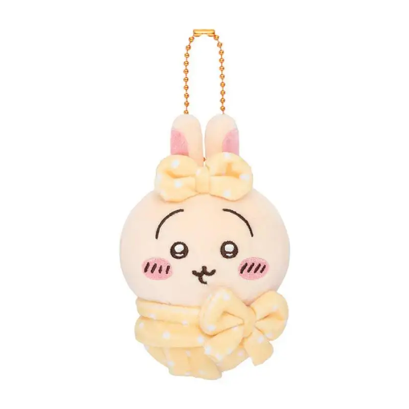 Cute Cartoon Kawaii Chiikawa Hachiware Usagi Plush Sleeping Bag Baby Series Pendant Keychain Swaddle Doll Pendant Toy Gift