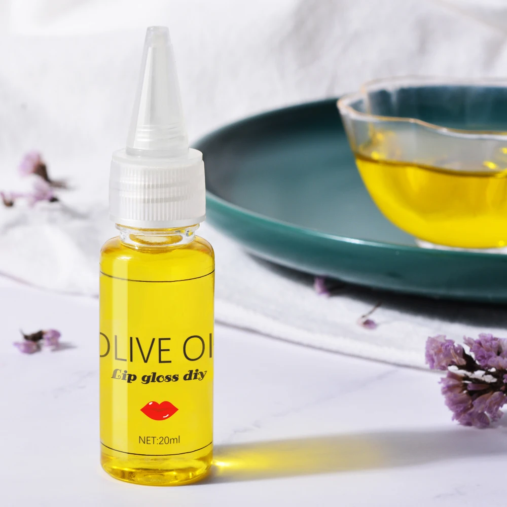 Olive Oil Lip Gloss Liquid Pigment Flavor Essence Oil Drop for Clear Lip Gloss Base Gel Lip Glaze Odorless Moisturizing Lipgloss