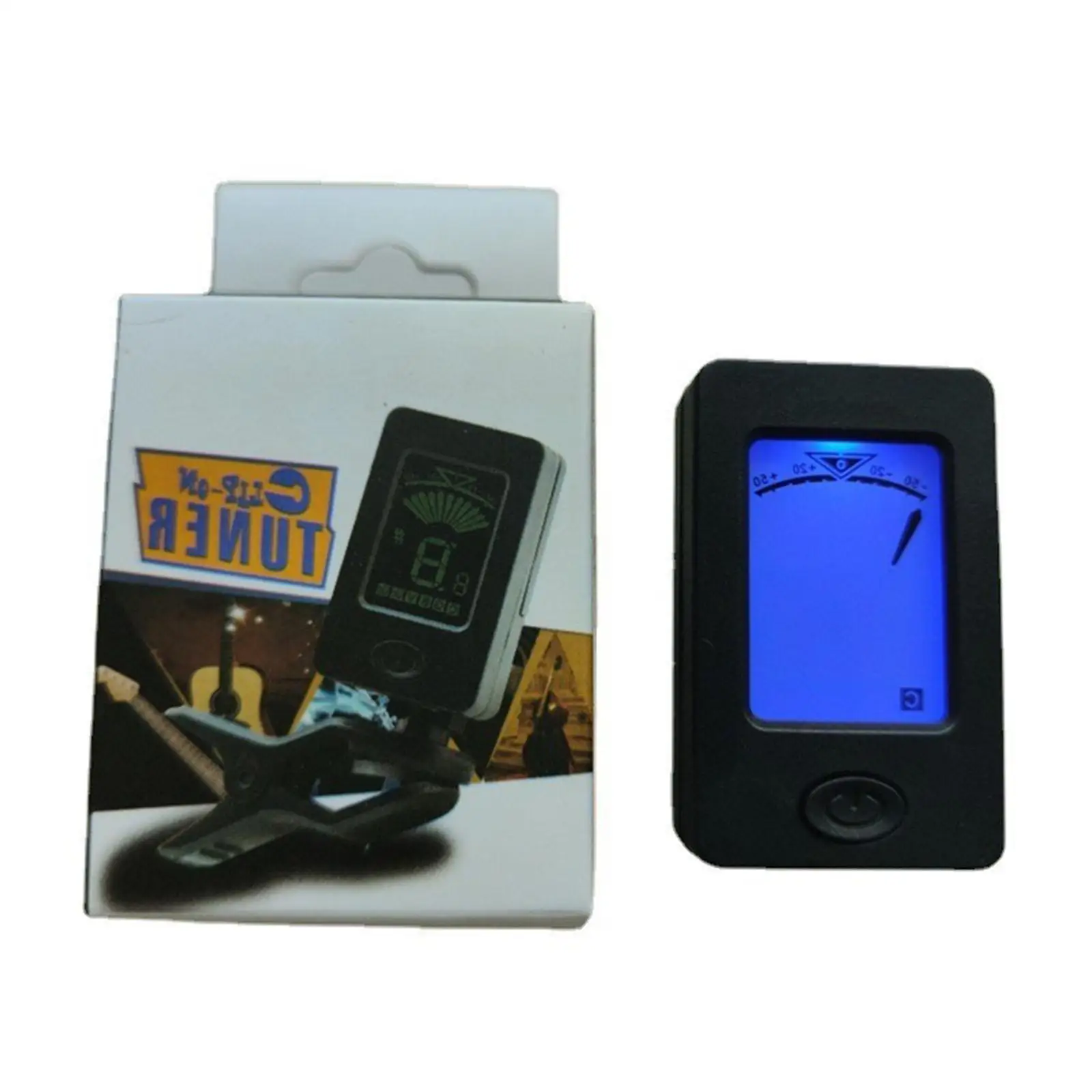 Digital Electronic Tuner Clip Accurate Pitch Calibration Device for Acoustic Guitar Ukulele Violin Music Practice