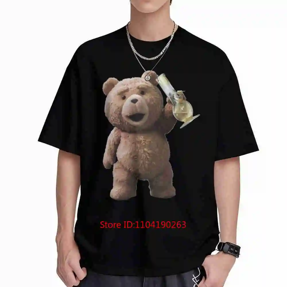 Ted Bong Cult Oversized Harajuku Short Sleeve Tee 100% Cotton T-Shirt