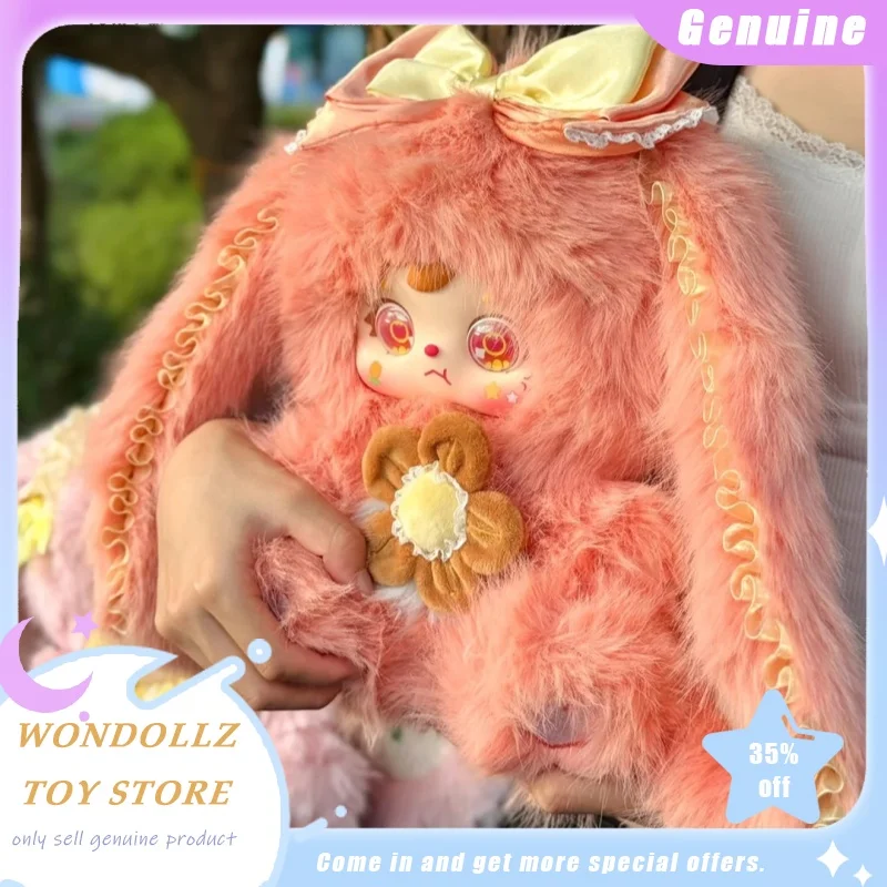 Echte Samuel Bunny Elf 680% serie Blind Box schattige grote pluche pop slaap metgezel slaapkamer decoratie ornament meisjes kindercadeau