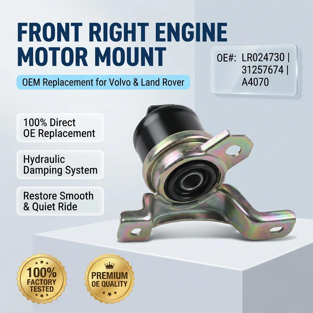 Front Passenger Engine Motor Mount LR024730 31257674 For Volvo XC60 S60 XC70 S80 For Land Rover LR2