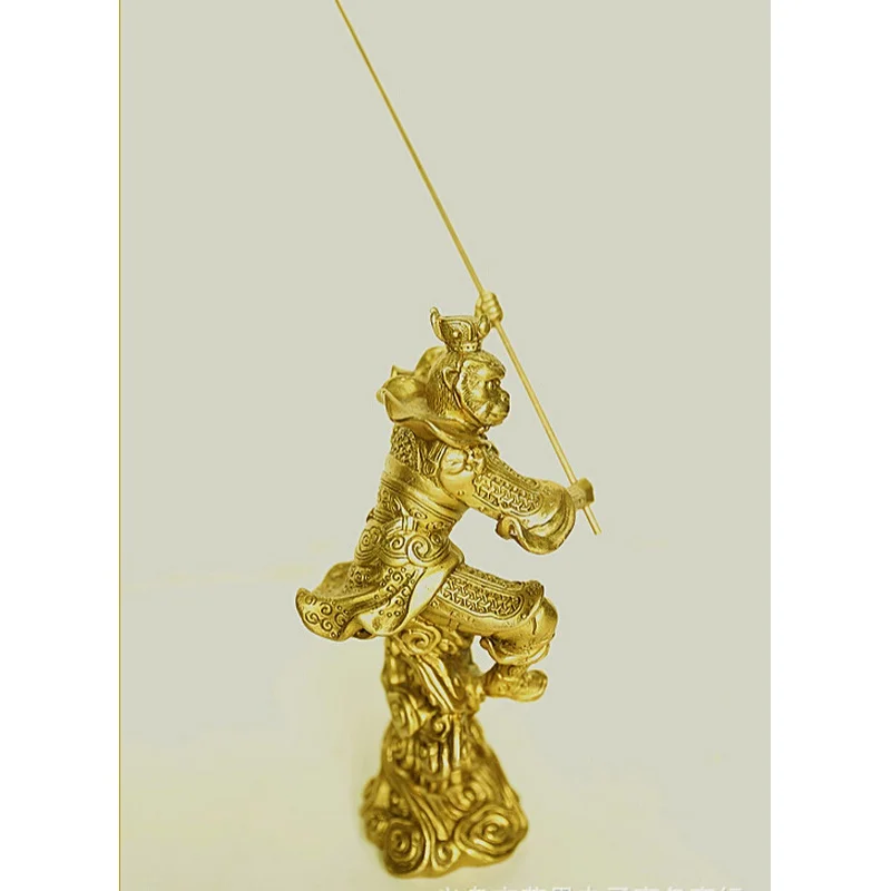 SUIRONG---2017 611   Sun Wukong copper ornaments fighting over the Buddha monkey   statue twelve copper ornaments Zodiac mo