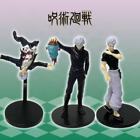 Satoru Gojo Geto Suguru Itadori Yuji Action Figures - Noodle Stopper Car Ornaments PVC Collectible Model Toys for Anime Fans