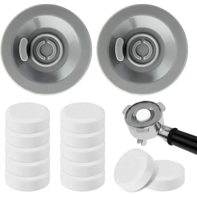 Kit de Limpeza para Máquina de Café Expresso 54mm para Breville - Inclui Disco de Retrolavagem e Pastilhas de Limpeza, Compatível com Ninja Luxe Cafe