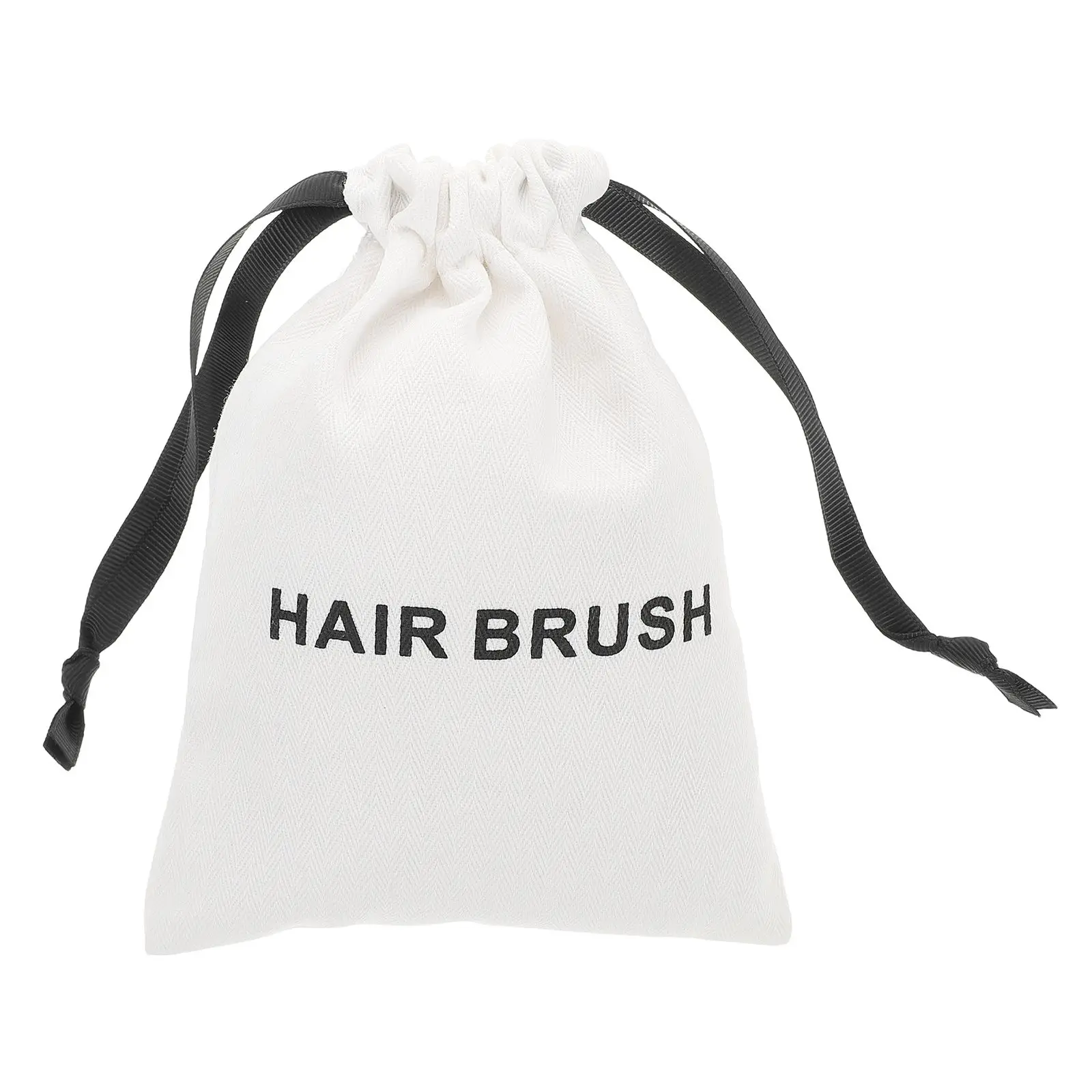 

Massage Comb Storage Bag White Drawstring Pouch Portable Small Tool Bag For Travel Home Use Hair Dryer Container Canvas Dust