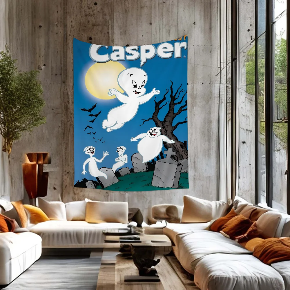 Casper The Friendly Ghost Chart Tapestry Art Science Fiction Room Home Decor Cheap Hippie Wall Hanging