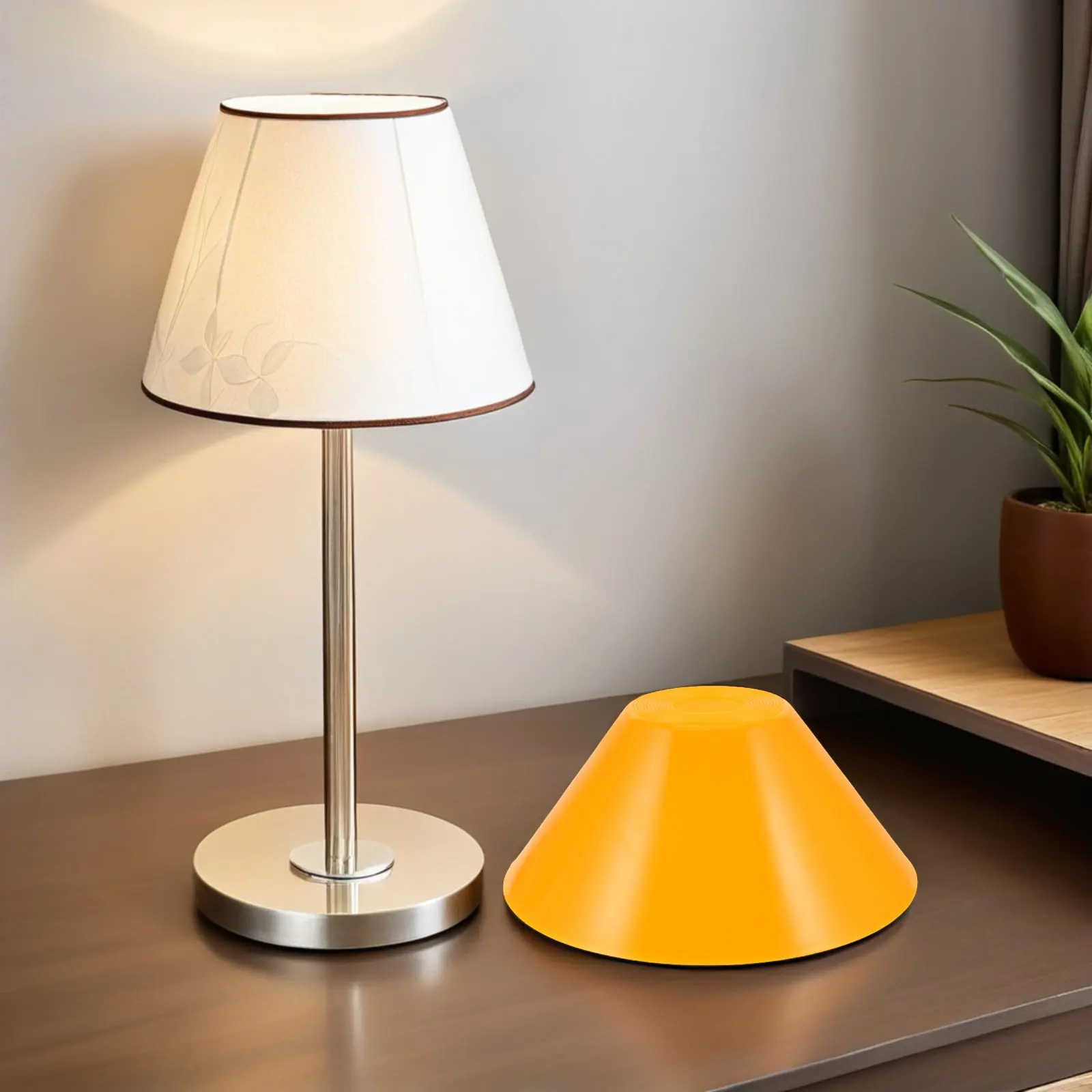 

Plastic Lampshade Replacement Colorful Lightweight E27 Ceiling Light Shade Cover Table Lamp Pendant Light Bulb Cover