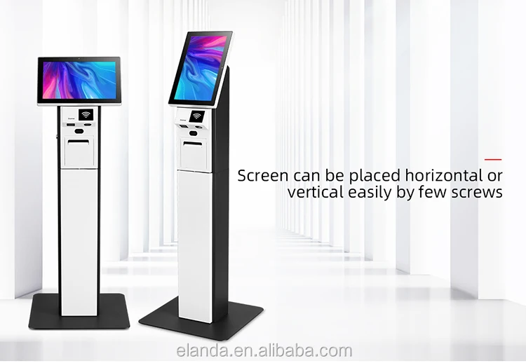 21.5 15.6 Inch Android Windows Cash Register Touch Screen POS Self-service Kiosk for Ordering Payment