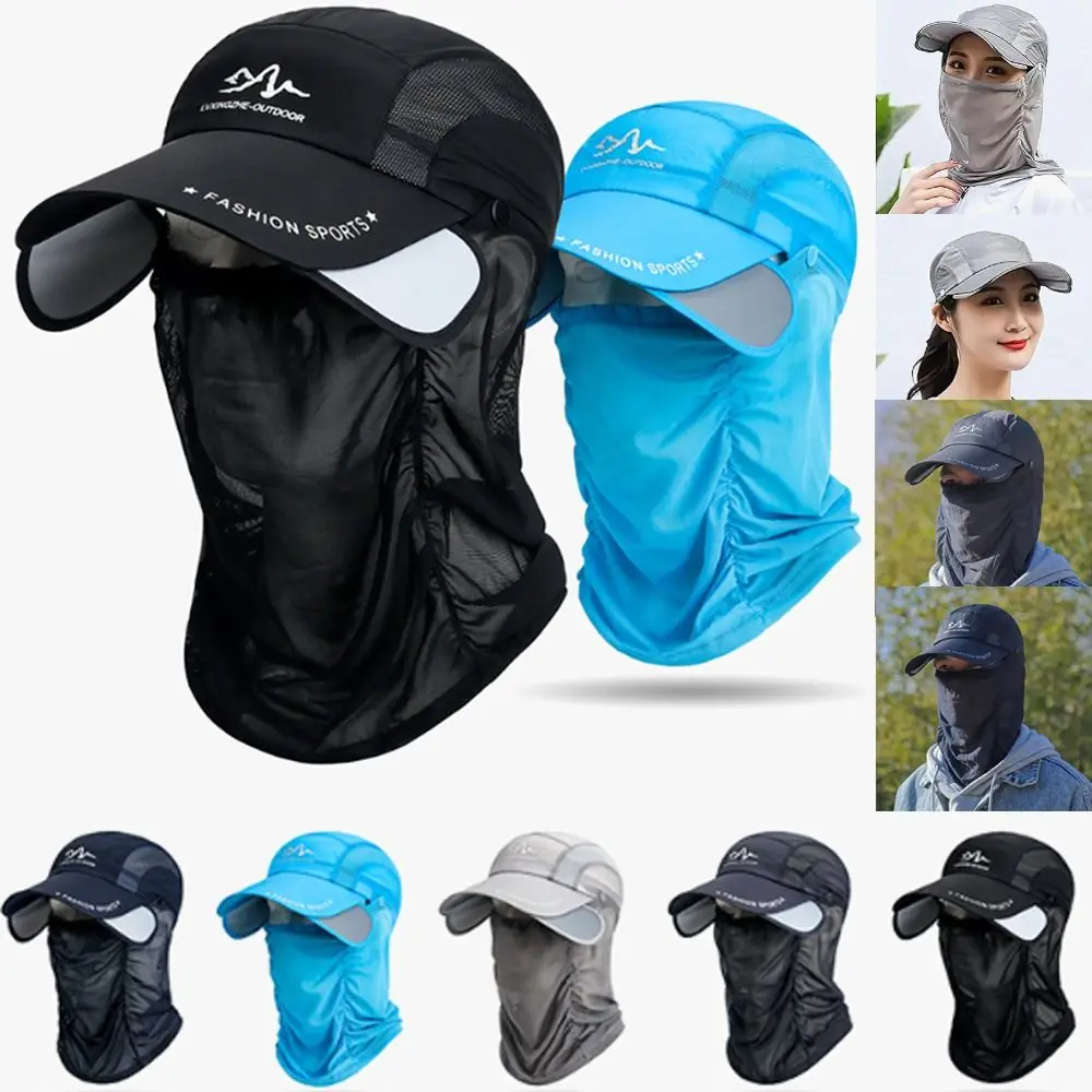 Chapeau de soleil de pêche respirant, chapeau de cyclisme en plein air, casquette de Protection solaire de randonnée Portable, casquette de Baseball de pêche réglable à séchage rapide