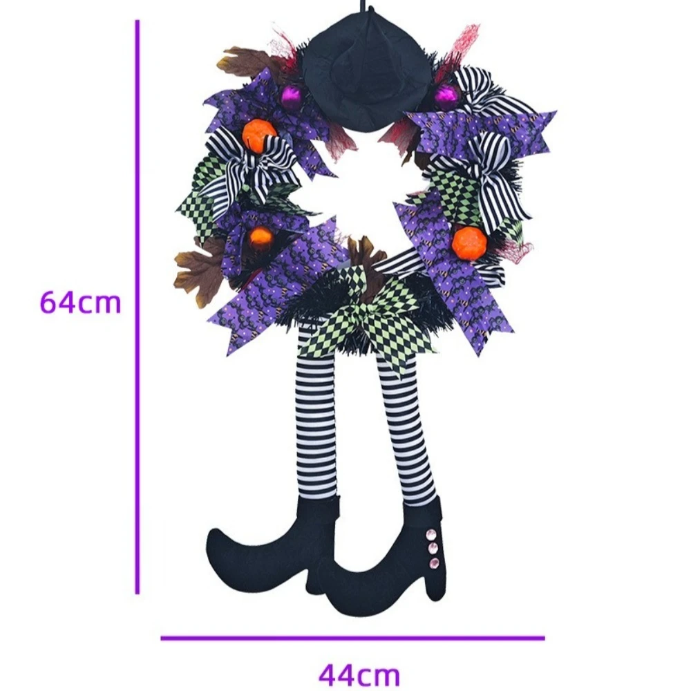 2025 جديد هالوين جارلاند الباب شنقا إكليل مسكون ديكورات منزلية قلادة شبح مهرجان الرعب قلادة حفلة