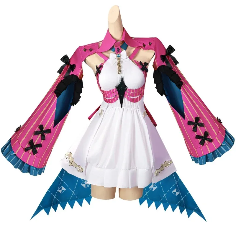 

Game Carlotta Montelli Cosplay Costume Adult Women Uniform Dress Full Set Accessories Suit Halloween Outfits jk;6