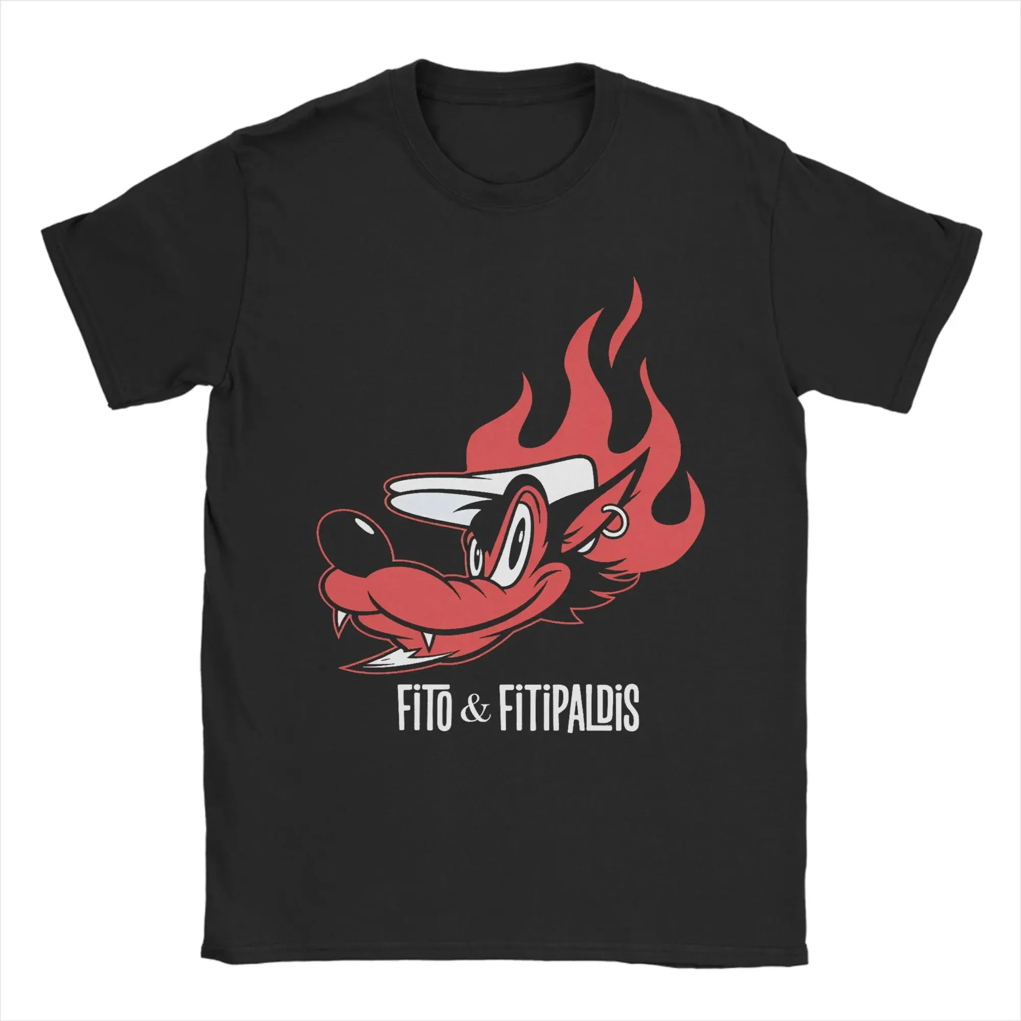 Camiseta Harajuku de verano Fito Fitipaldis Band, camisetas populares de algodón puro para hombres, ropa de manga corta Y2K al por mayor