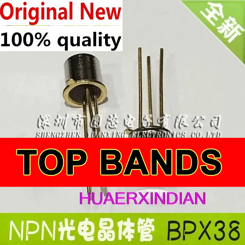 X38 NPN 880nm TO-18 40 IC Chipset, Nouveau, Original, Musicien, 10Pcs, Uno