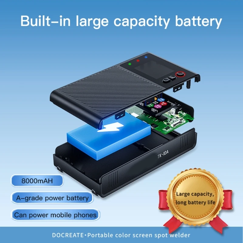 W89C Handheld Spots Welder 18650 Lithium Battery Sheet Small Household Portable Butt Welding Machine