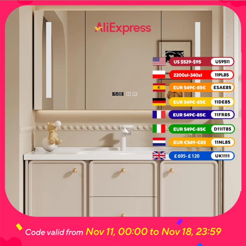 

Зеркальный органайзер для хранения в ванной комнате, деревянные ящики, роскошный шкаф для ванной комнаты, керамический мобильный шкаф для туалета, мебель для дома