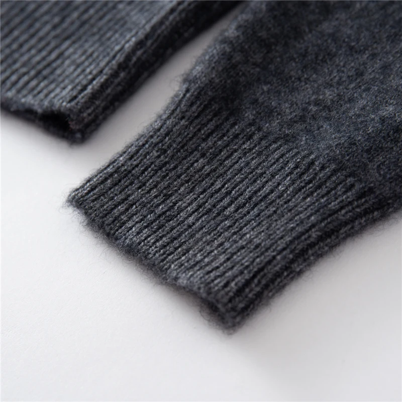 2025 outono/inverno nova camisola feminina 100% cashmere com decote em v de malha com capuz engrossado quente macio camisola com capuz feminino