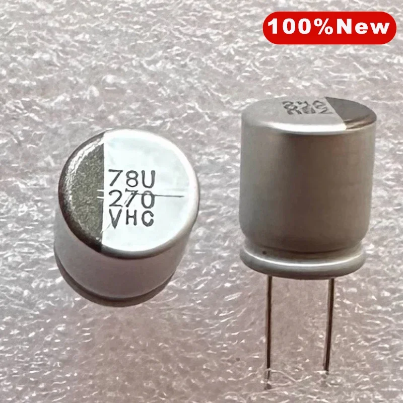 5PCS/Lot 270UF 35V 270 VHC DIP-2 10x12.5mm Solid State Motherboard Capacitor