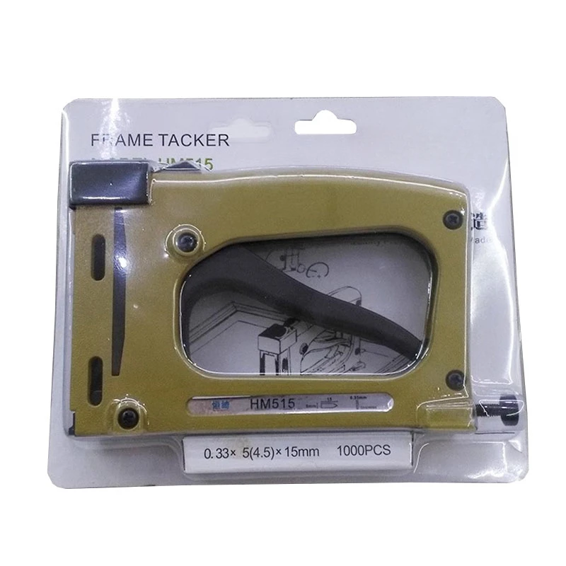 For HM515 Manual Nail Gun Cross Stitch Frame Picture Frame Back Plate Mounting Fixed Nail Nail Gun