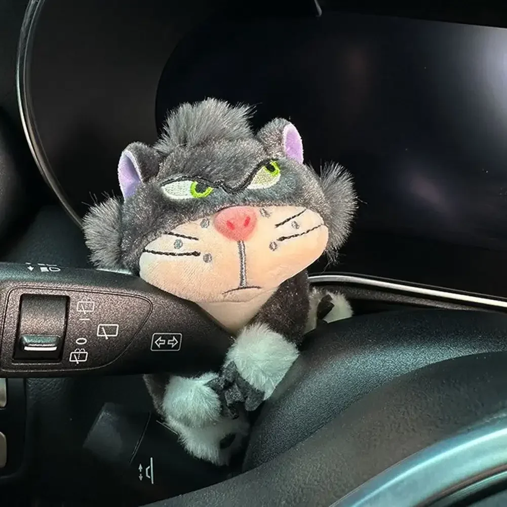 Cat Plush Clutch Decoration Cartoon Lucifer Cat Car Wiper Turn Signal Creativity Decorate Auto Accessories Car Decoration