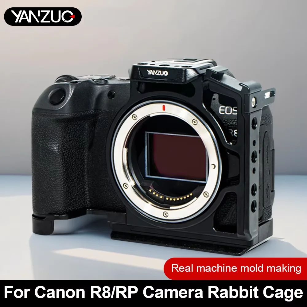 yanzuo-stable-bracket-aluminum-alloy-for-canon-r8-rp-camera-rabbit-camera-cage-extended-metal-frame-cage