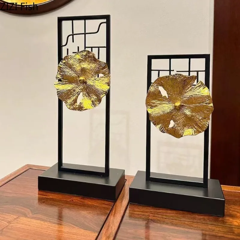 

Metal Art Crafts Ornaments Geometric Sculpture Display Model Desktop Statue Home Accessories Miniatures Home Decoration Gifts