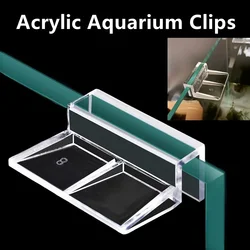 1PC 5/6/8/10/12/15/19mm Acrylic Aquarium Clips Fish Tank Glass Cover Support Holders Accessories Lid Bracket Clip Support Tool